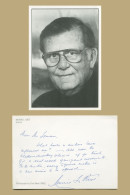 Morris West (1916-1999) - The Devil's Advocate - Autograph Card Signed - 1989 - Escritores