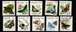 Australia ASC 888-96 1983 Butterflies,used - Gebraucht