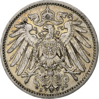 Empire Allemand, Wilhelm II, Mark, 1911, Hambourg, Argent, TTB, KM:14 - 1 Mark