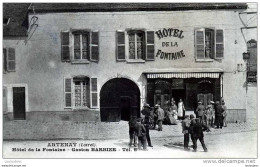 45 ARTENAY HOTEL DE LA FONTAINE GASTON BARBIER EDIT COSSON - Artenay