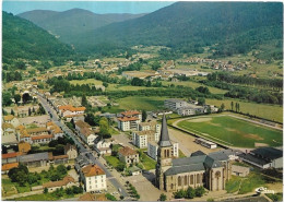 D 88. SAULXURES SUR MOSELOTTE.  VUE AERIENNE LE STADE - Saulxures Sur Moselotte