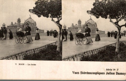 VUES STEREOSCOPIQUES  JULIEN DAMOY Nice La Jetée - Stereoskopie