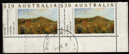 Australia ASC 1266 1990 Gardens, John Glower.used Pair - Gebruikt