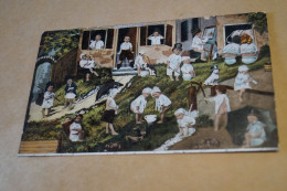 Belle Ancienne Carte De 1904,enfants,bébés,bambins,pour Collection - Neonati