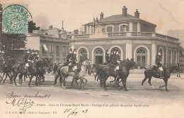 Paris 16ème * 1903 * La Gare De L'avenue Henri Martin , Passage D'un Peloton De Gardes Républicain * Garde Républicaine - Distretto: 16