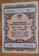 1957 Russia, Loan Bond (Obligation) 100 Rubles - Russia