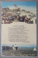 USA FAR WEST WAGON COWBOY PRAYER RANCH CATTLE KARTE CARD POSTCARD CARTOLINA CARTE POSTALE POSTKARTE ANSICHTSKARTE - Long Beach