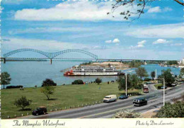 Etats Unis - Memphis - The Memphis Waterfront - Automobiles - Bateaux - Etat Du Tennessee - Tennessee State - Carte Dent - Memphis