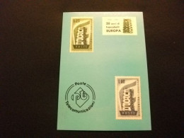 Delcampe - EUROPA 30° ANNI FRANCOBOLLI 1956 1986 ANNULLO GENOVA ESPOSIZIONE INTERNAZIONALE FIORI E PIANTE 1986 EUROFLORA - Briefmarken (Abbildungen)
