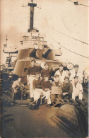 Toulon * Carte Photo 1920 * " JEAN BART " Bateau Navire Guerre Marine Marins * Jean Bart - Toulon