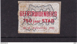 Netherlands Pays Bas Cindarella Geertruidenberg 750 Jaar Stad 10 - 18 Augustus 1963 - Andere & Zonder Classificatie