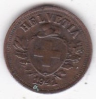 Suisse 1 Rappen 1941 B, En Bronze , KM# 3 - 1 Centime / Rappen
