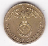 10 Reichspfennig 1937 F STUTGART . Bronze-aluminium - 10 Reichspfennig