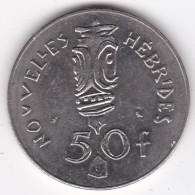 Nouvelles - Hébrides 50 Francs 1972 En Nickel, Lec# 52 - Nueva Hebrides