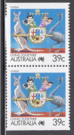 Australia 1988 Pair Of Coil Stamps - Living Together - Cartoons In Unmounted Mint - Nuovi