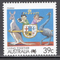 Australia 1988 Single Stamp - Living Together - Cartoons In Unmounted Mint - Mint Stamps
