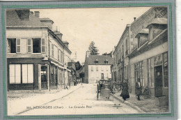 CPA - NERONDES (18) - Aspect De La Grande Rue Au Début Du Siècle - Nérondes