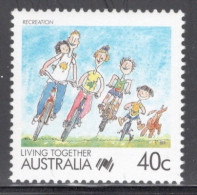 Australia 1988 Single Stamp - Living Together - Cartoons In Unmounted Mint - Neufs