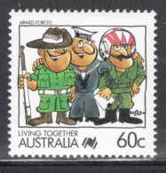 Australia 1988 Single Stamp - Living Together - Cartoons In Unmounted Mint - Nuevos