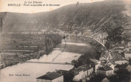 FRANCE - Douelle - Vue Sur Le Pont Suspendu Et La Savenne - Carte Postale Ancienne - Other & Unclassified