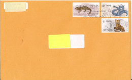 Canada Cover Sent To Denmark 15-3-2007 With More Topic Stamps SNAKE And MARTEN - Briefe U. Dokumente