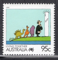Australia 1988 Single Stamp - Living Together - Cartoons In Unmounted Mint - Mint Stamps