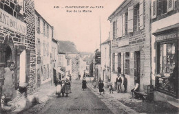 Chateauneuf Du Faou - Rue De La Mairie - CPA °J - Châteauneuf-du-Faou