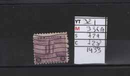 PRIX FIXE Obl 321 YT 356A  MIC 729 SCO 728 GIB Palais Fédéral 1933  Etats Unis 58A/01 - Used Stamps