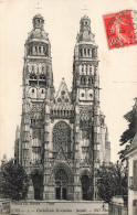FRANCE - Tours - Vue Générale De La Cathédrale St Gatien - Façade - N D Phot - Carte Postale Ancienne - Tours