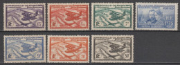 NOUVELLE CALEDONIE - 1938 - ANNEE COMPLETE Avec POSTE AERIENNE - YVERT N°259/277+A29/34 ** MNH - COTE = 69 EUR - Volledig Jaar