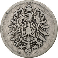 Empire Allemand, Wilhelm I, Mark, 1881, Munich, Argent, TB, KM:7 - 1 Mark