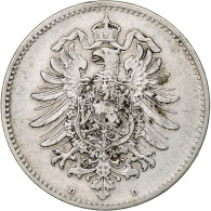 Empire Allemand, Wilhelm I, Mark, 1881, Munich, Argent, TB, KM:7 - 1 Mark