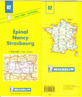 Carte Michelin N°62 - EPINAL - Nancy - STRASBOURG (2000) - Cartes Routières