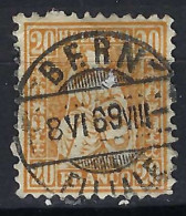 SUISSE Ca.1889:  Le ZNr. 32a, Sup. Obl. CAD "Bern, BE" - Usados