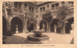 FRANCE - Toulouse - Vue Sur Le Petit Clître Du Musée - Carte Postale Ancienne - Toulouse