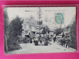 Allery , Habitation Et Tissage Abel Lefebvre , Voiture De Livraison , Attelage - Autres & Non Classés