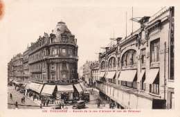 FRANCE - Toulouse - Entrée De La Rue D'Alsace Et Rue De Rémusat - Animé - Carte Postale Ancienne - Toulouse