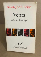 Vents (Poesie/Gallimard) - Autres & Non Classés