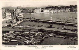 ESPAGNE - San Sebastian - La Baie Et Le Port - Carte Postale Ancienne - Guipúzcoa (San Sebastián)