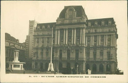 ARGENTINA - BUENOS AIRES - EDIFICIO DE CORREOS - RPPC POSTCARD 1930s (17855) - Argentine