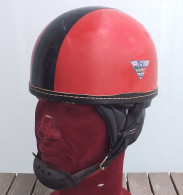 Casco Motociclista Produzione  Italiana Everest Anni 60 Originale Usato Completo - Motorfietsen