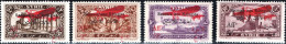 SIRIA, SYRIA, MONUMENTI, POSTA AEREA, AIRMAIL, 1926, FRANCOBOLLI NUOVI (MLH*) Scott:SY CB1-CB4   (7,50) - Airmail