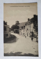 Lasseube Rue Principale Vue Du Bas - Photo Callizo Daudu - Circulée 1945 - Cachet Postal Lasseube - Lasseube