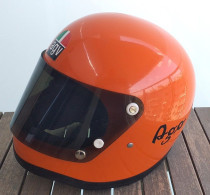 Casco AGV Vintage Modello AGO Del 1973 Tg. 62 Con Scatola - Moto