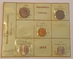 1972 - Italia Serietta Lire ---- - Set Fior Di Conio