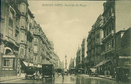 ARGENTINA - BUENOS AIRES - AVENIDA DE MAJO - EDIZ. E. BERARDI & C. - 1910s (17859) - Argentine