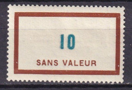 FRANCE - 10  De 1954 Avac 10 Recto-verso - Finti