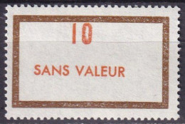 FRANCE - 10 De 1969 Chiffres Déplacés, Touchant Le Cadre, Variété Constante - Finti