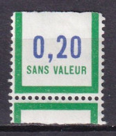 FRANCE - 0,20 De 1966 Essai De Découpage De Roulette - Finti