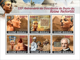 Guinea Bissau 2023, Egyptology, 6val In BF - Egiptología